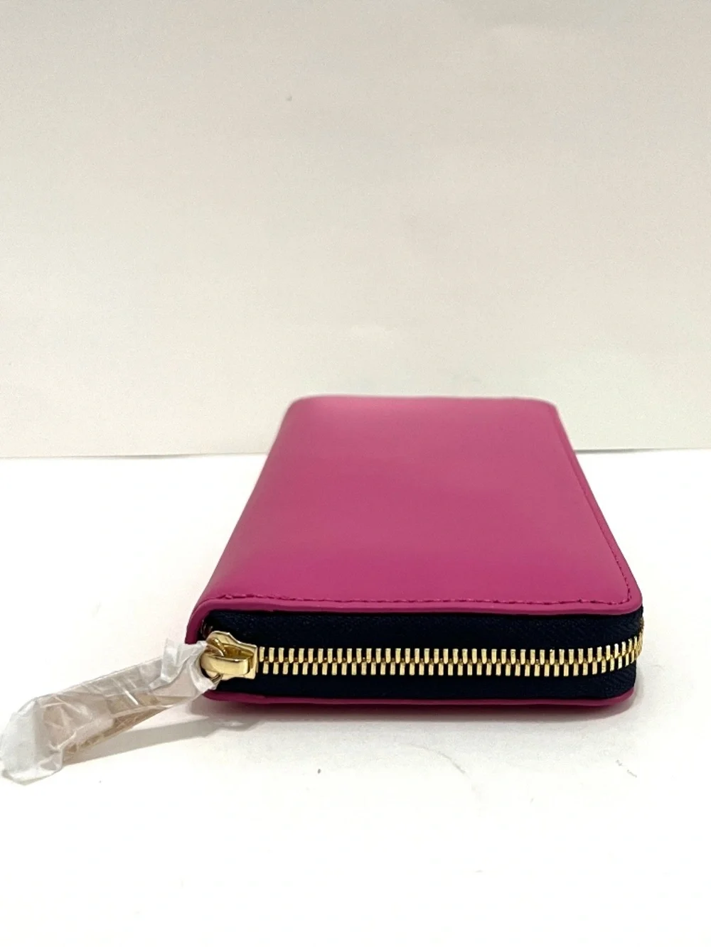 NWT J. Crew Italian Leather Continental Wallet - Crisp Begonia